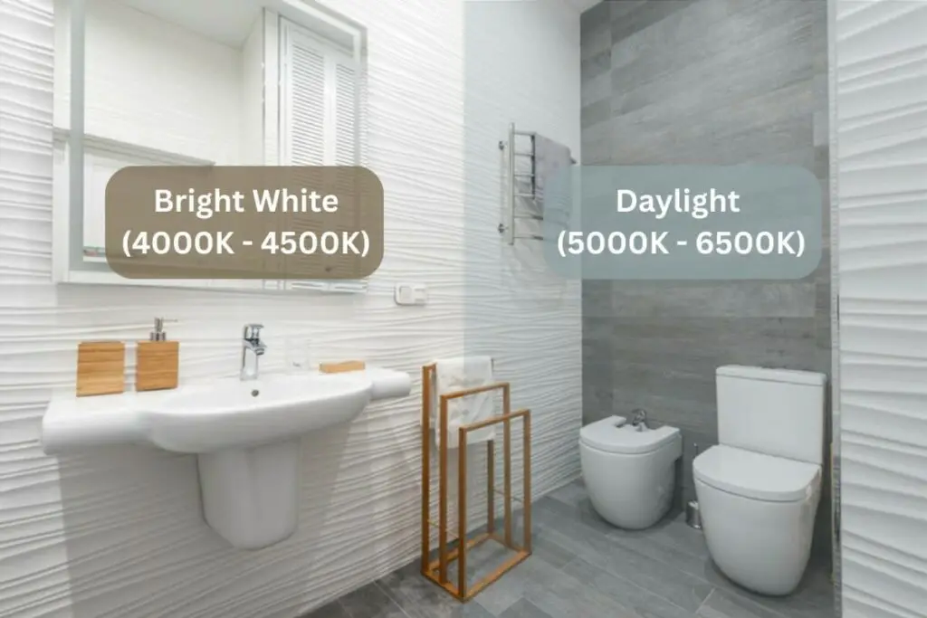Bright White vs. Daylight For Bathroom