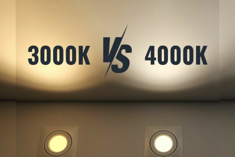 3000K vs. 4000K Light color temperature