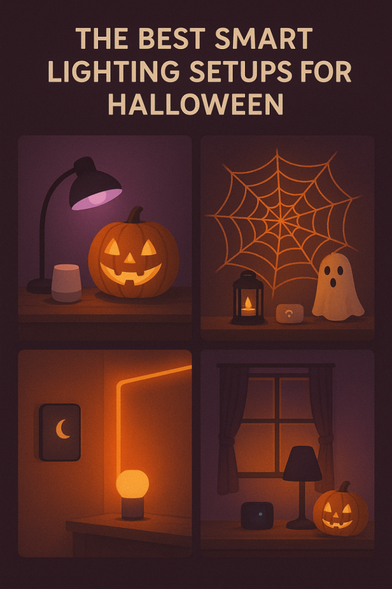 smart lighting setups for Halloween